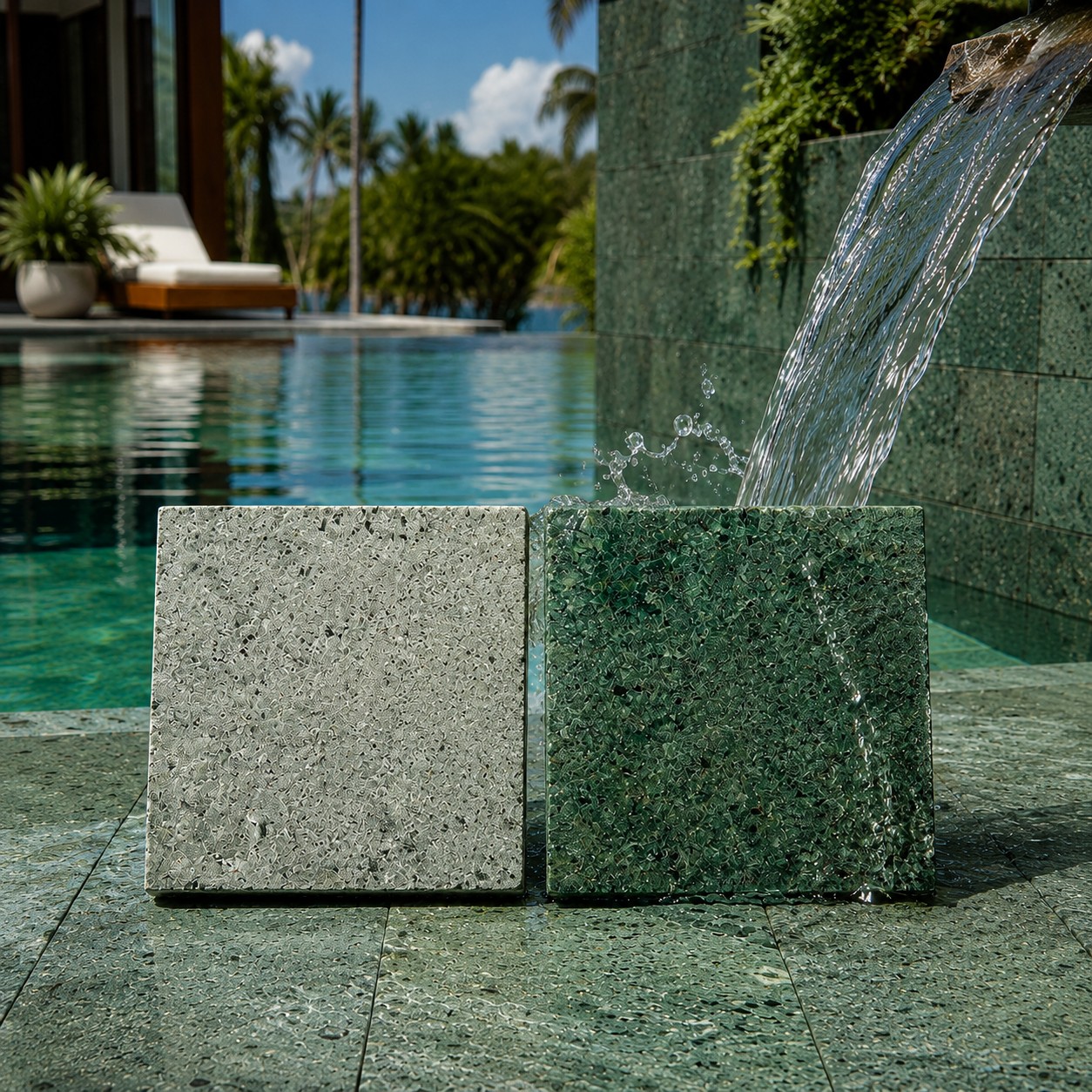 Piedra Bali — revestimiento natural de piedra para piscina, pared y mesada | Granimar, Lanús y Hudson